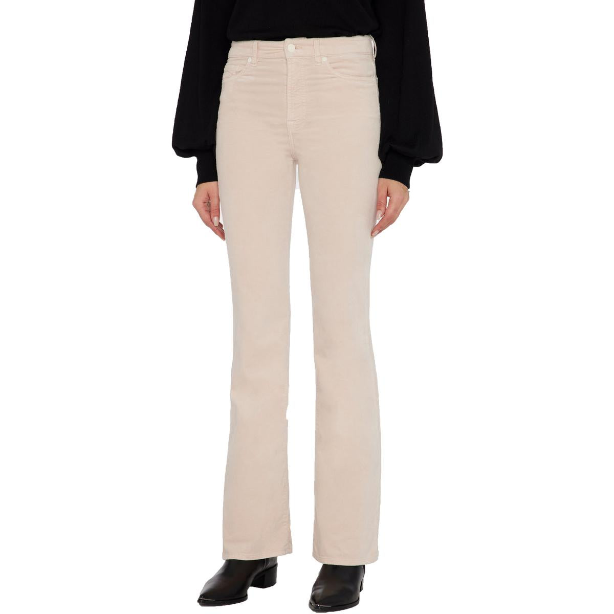 Lisha Stretch Velvet Bootcut Pants