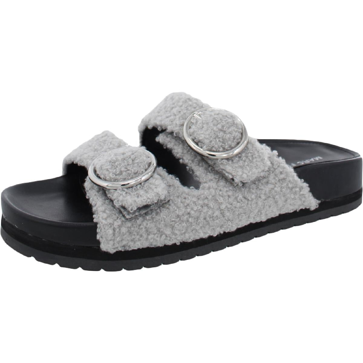 Keena 2 Faux Fur Textured Flatform Sandals