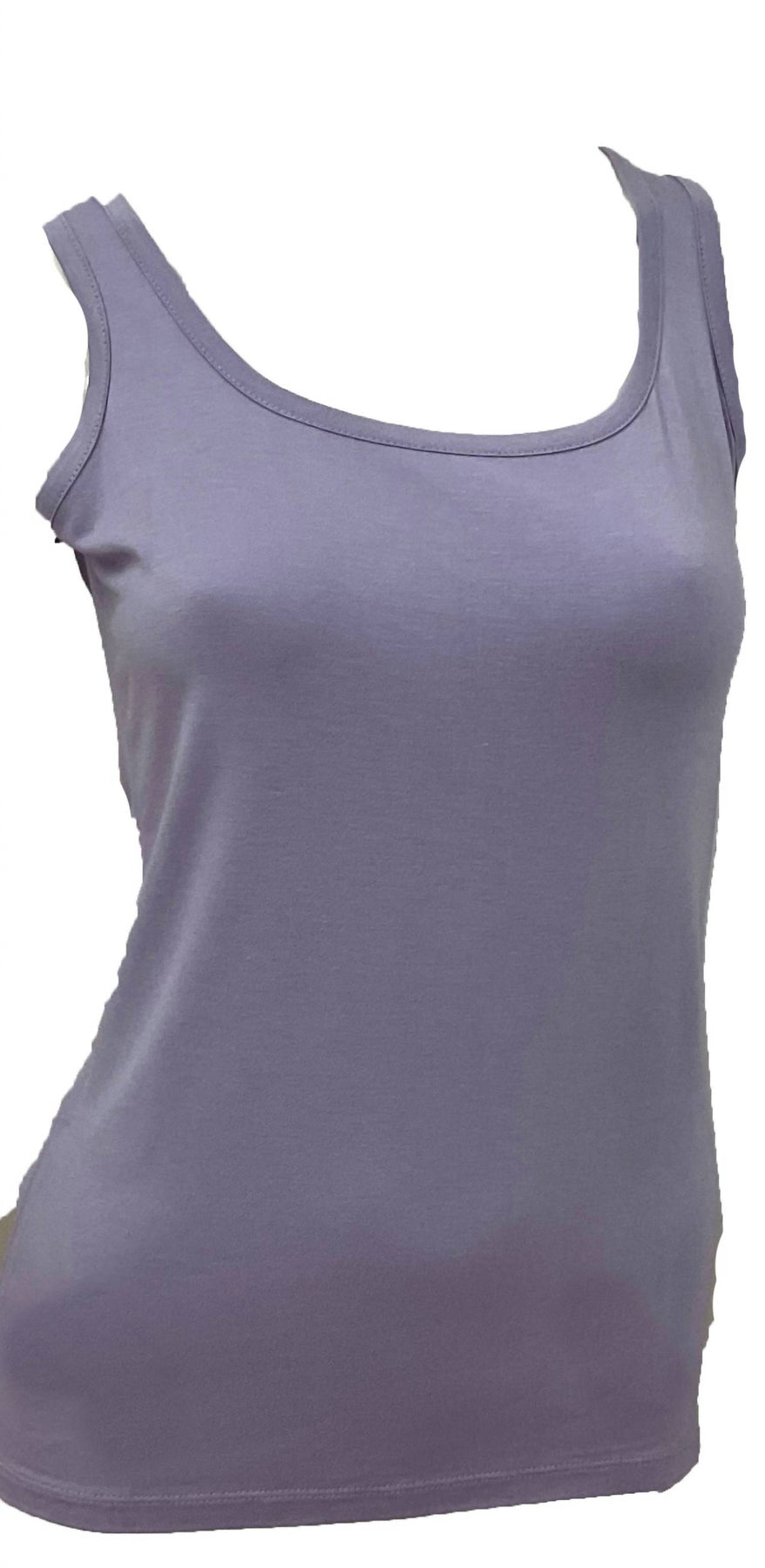 Women's Scoop Neck Tank Top In Lilac