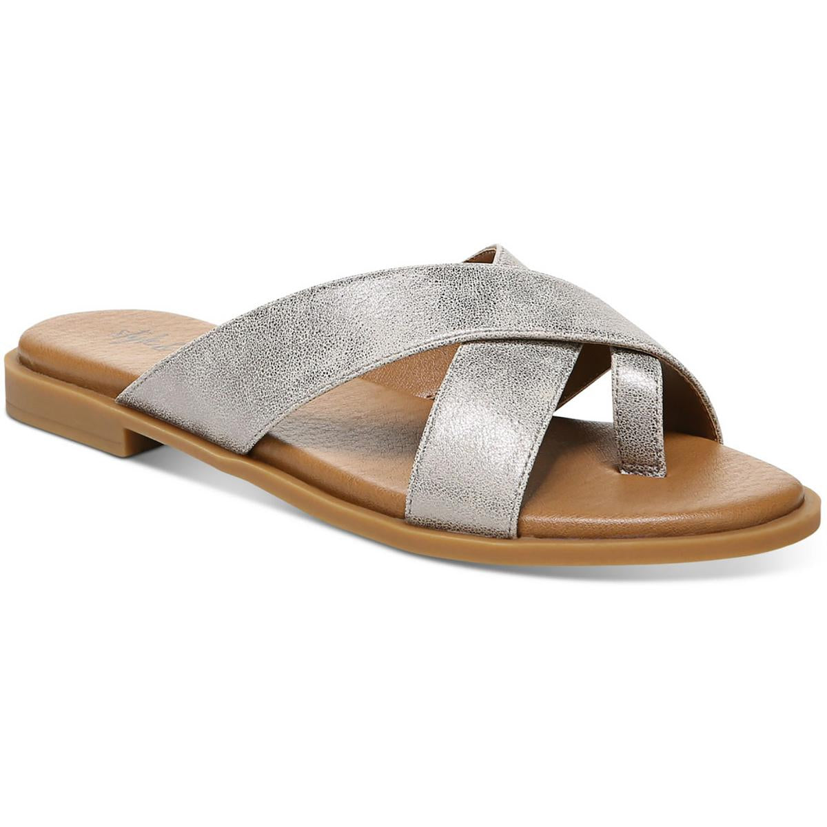Carolyn Slip On Flat Slide Sandals