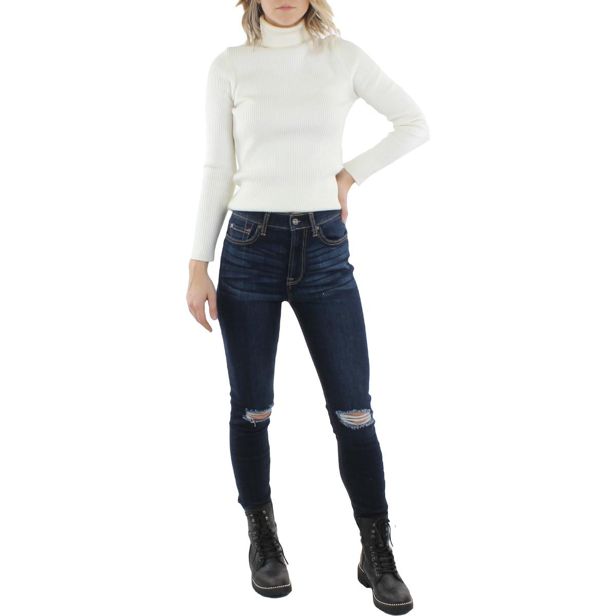 Gwenvere Distressed Ankle Skinny Jeans