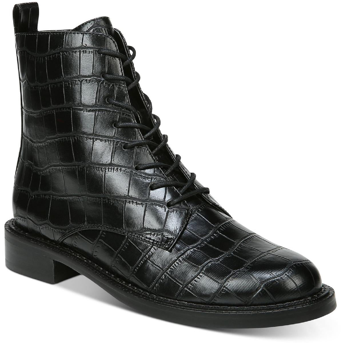 Nina Leather Ankle Lace-Up Boot