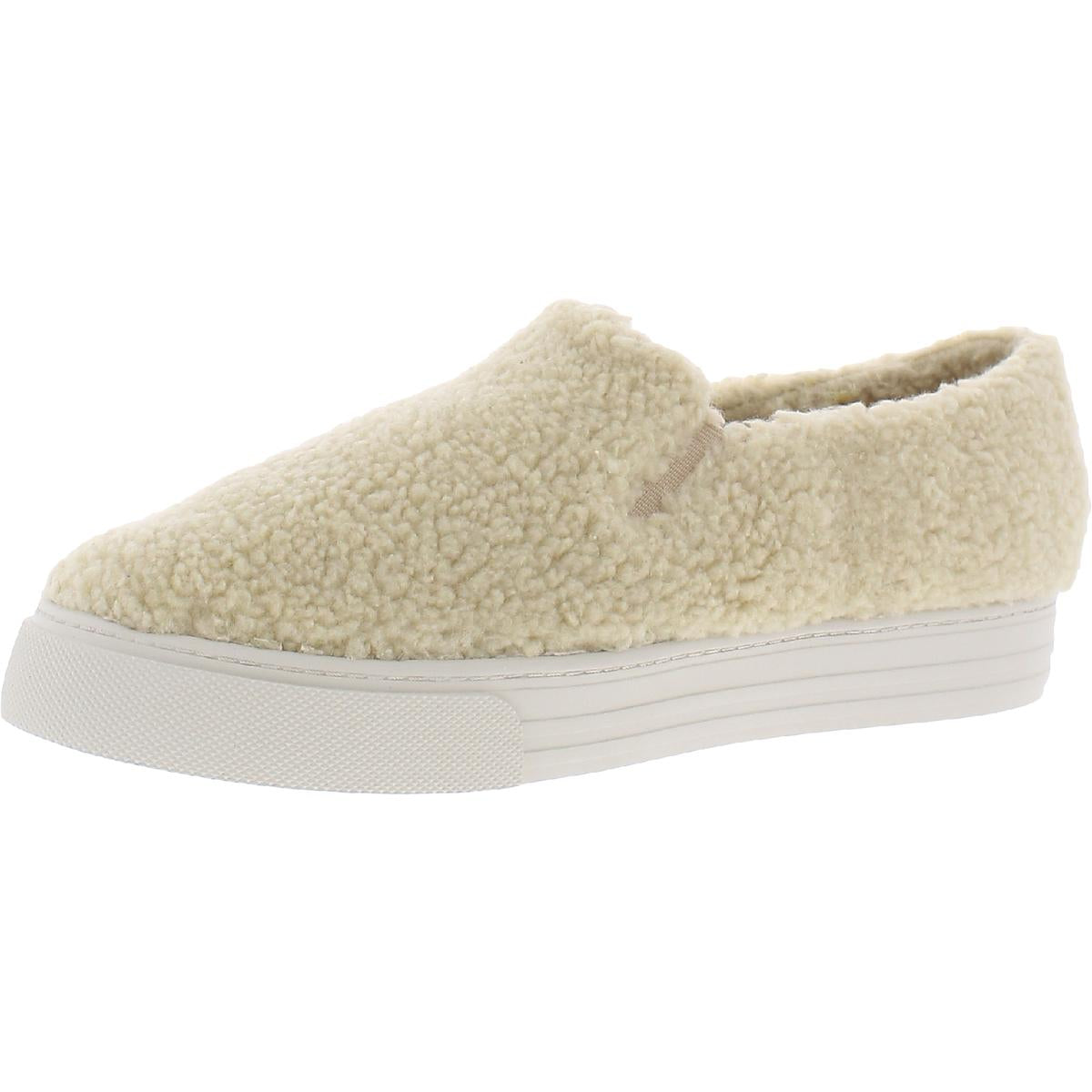 Your Move Faux Shearling Slip On Platform Loafter Sneaker