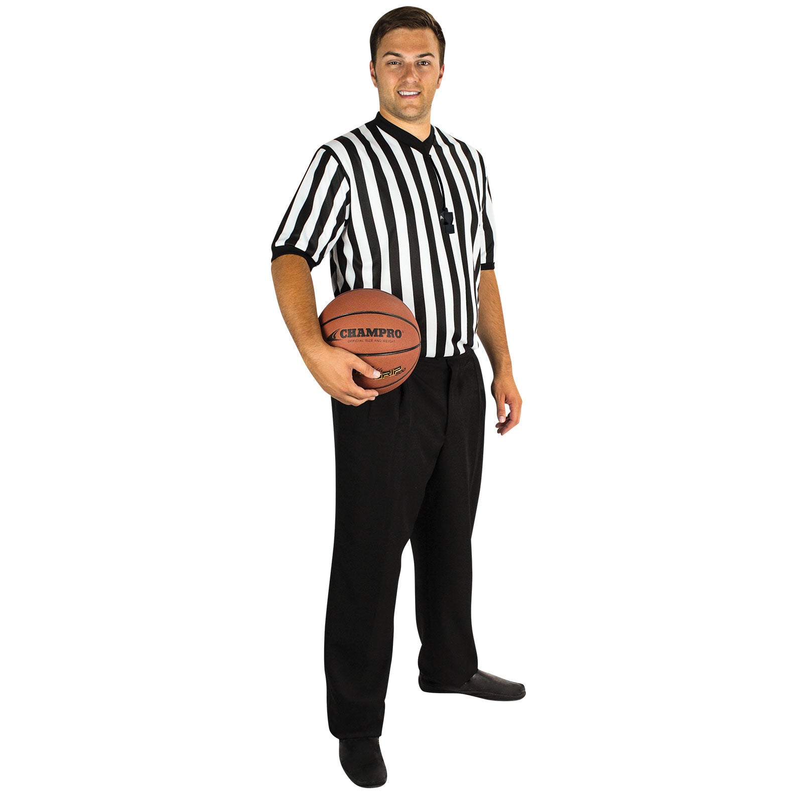 Champro Whistle Dri-Gear Adult Basketball Officials Referee Shirt
