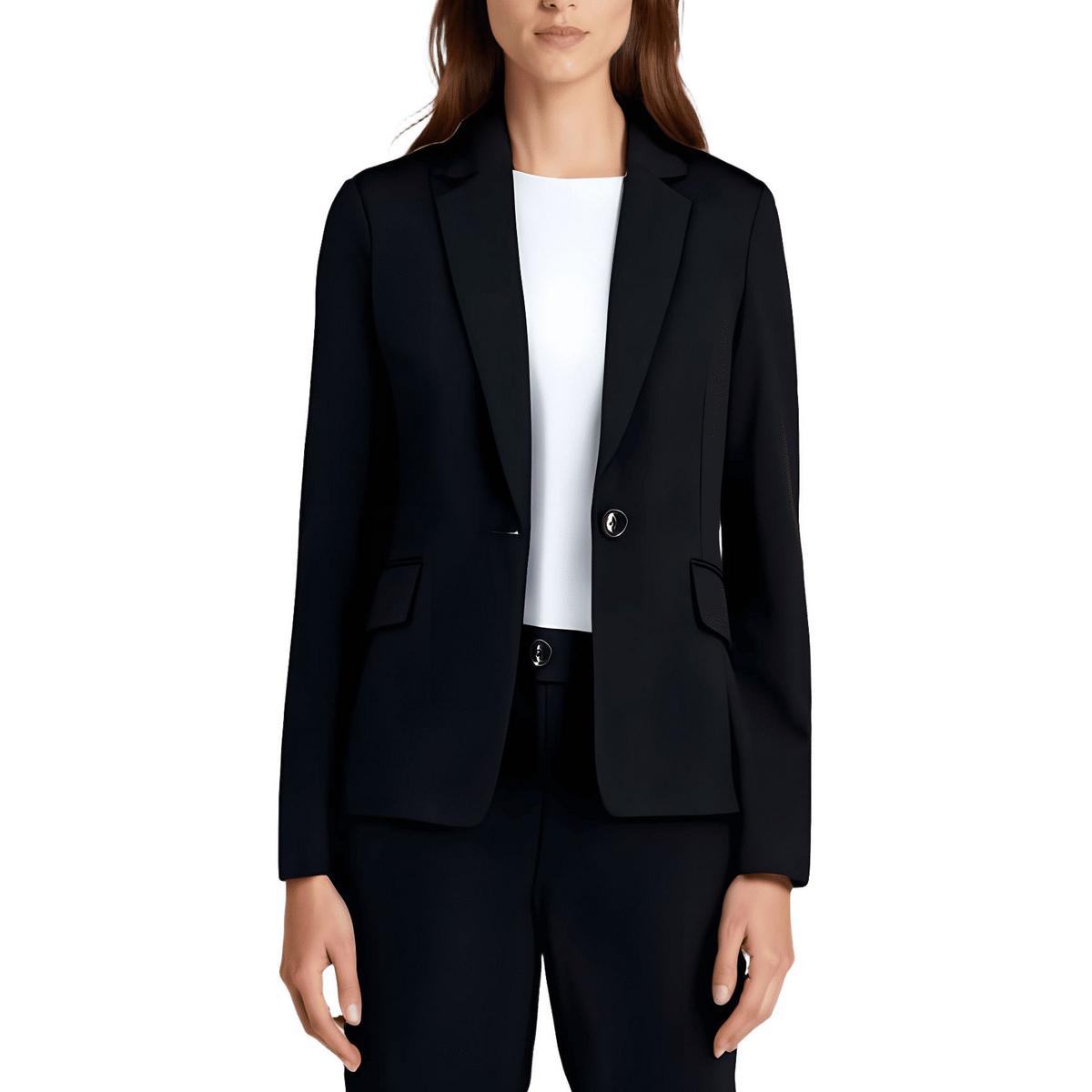 Collar One-Button Blazer