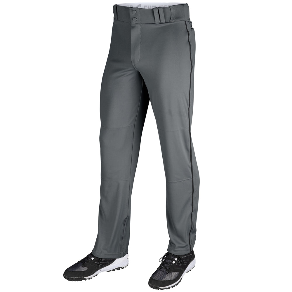Champro Men's Triple Crown Open Bottom Baseball Pant with Piping