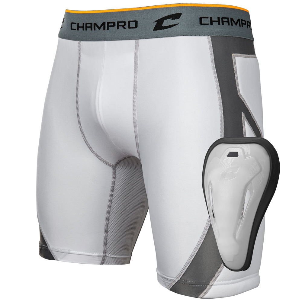 Champro Youth Wind-Up Compression Sliding Shorts with Cup