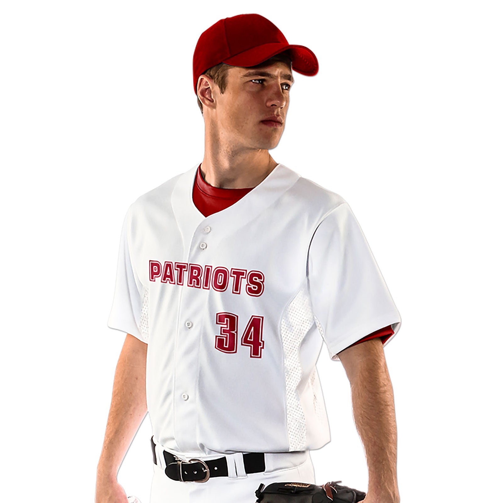 Champro Men's Reliever Full Button Baseball Jersey
