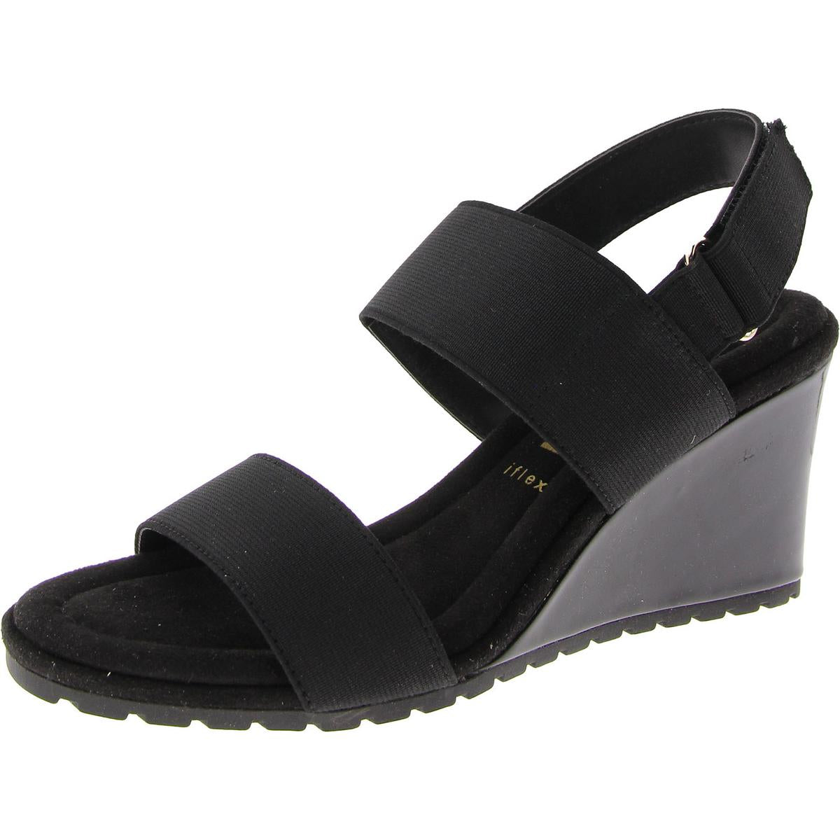 Sly Canvas Dressy Wedge Sandals