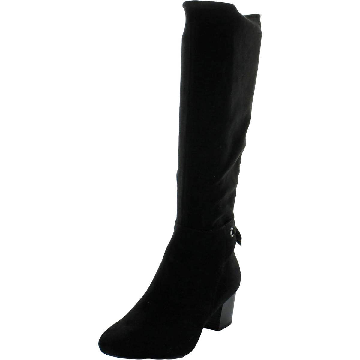 Jaccque Block Heel Mid-Calf Boots