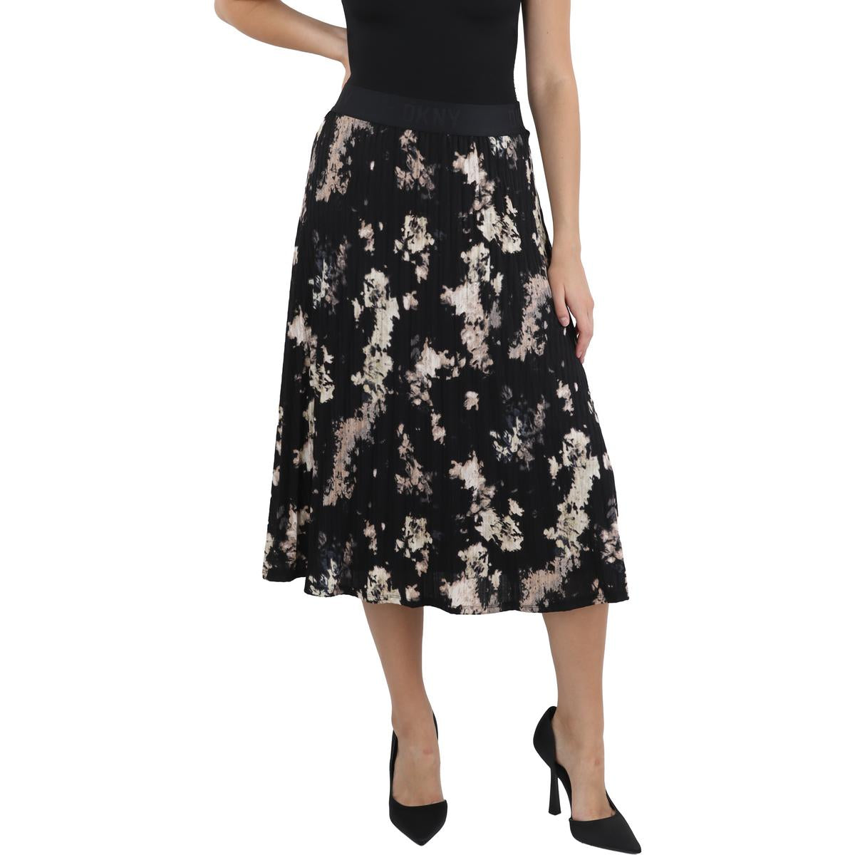 Printed A-Line Skirt