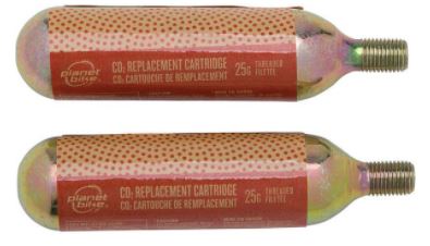 Planet Bike 25g CO2 Cartridges