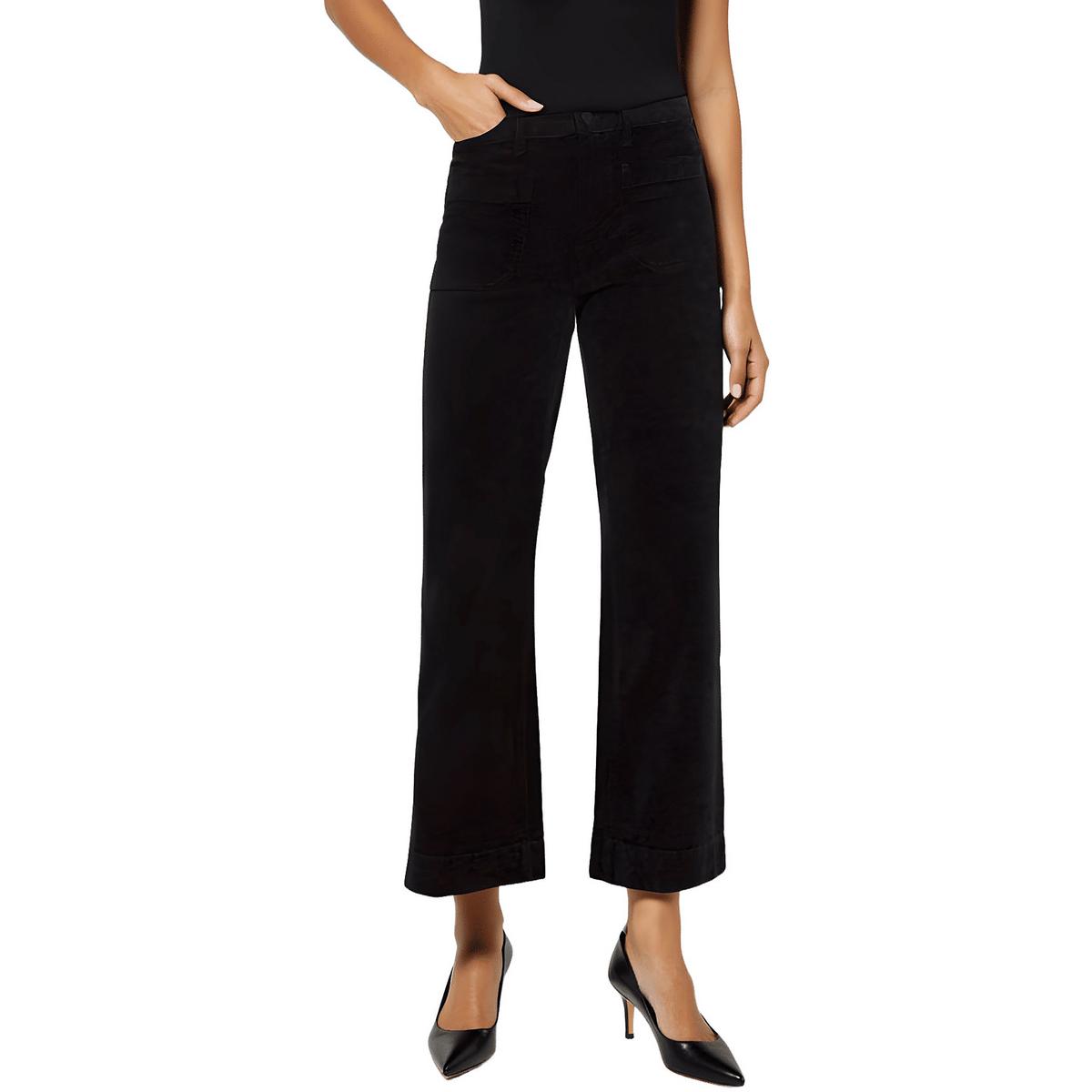 Crop Corduroy Wide Leg Jeans