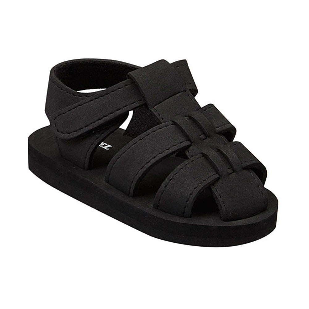 Baby Unisex Black EVA Foam Fisherman Sandals 11-12 Little Kids