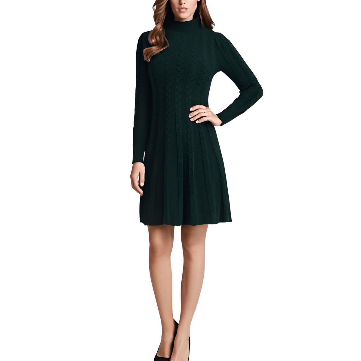 Textured Sweaterdress