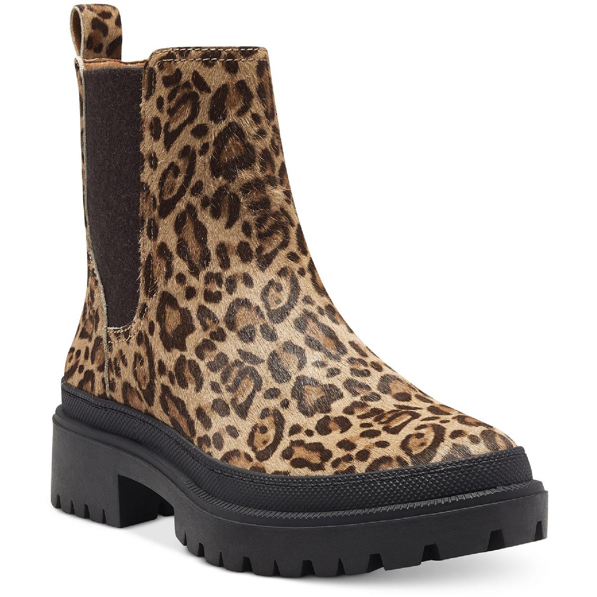 LK Emali 2 Leather Animal Print Ankle Boots