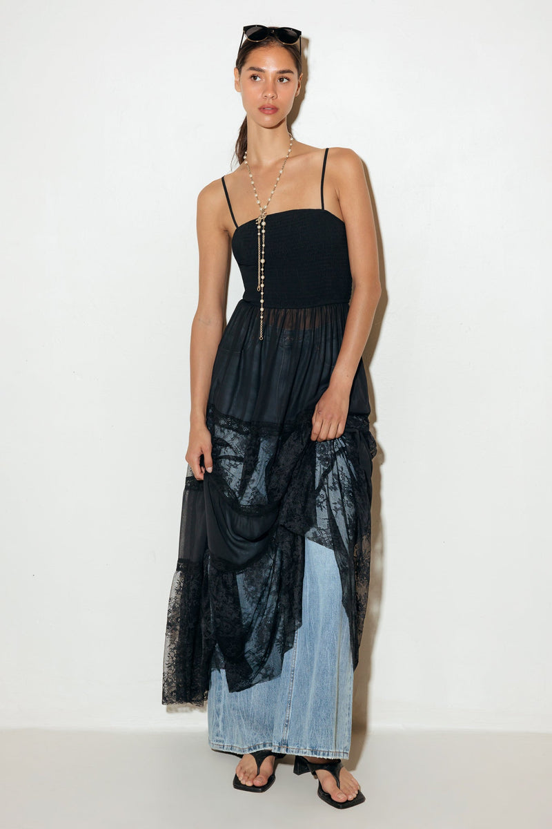 REMARKBLE ENTRANCE STRAP MAXI TOP