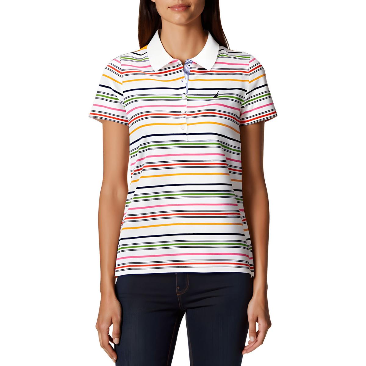 Gateway Stripe Striped Cotton Polo Top