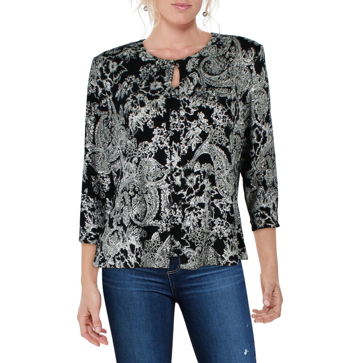 Petites 2-in-1 Open-Front Blazer