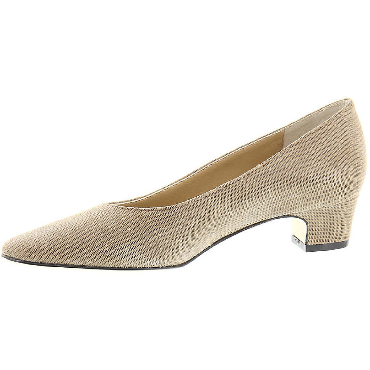 Astyr Leather Almond Toe Dress Heels