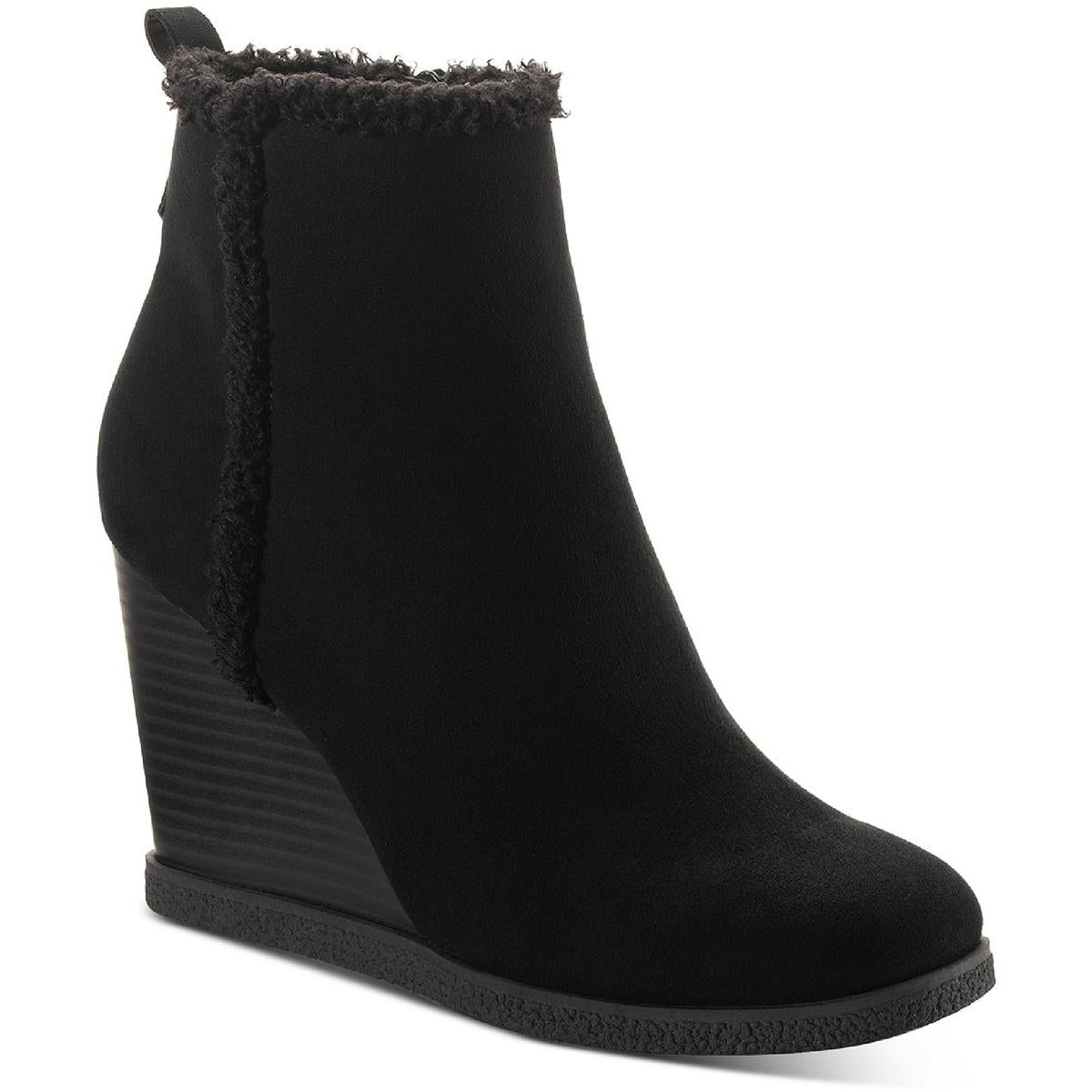 Camillia Faux Fur Lined Platform Wedge Boots