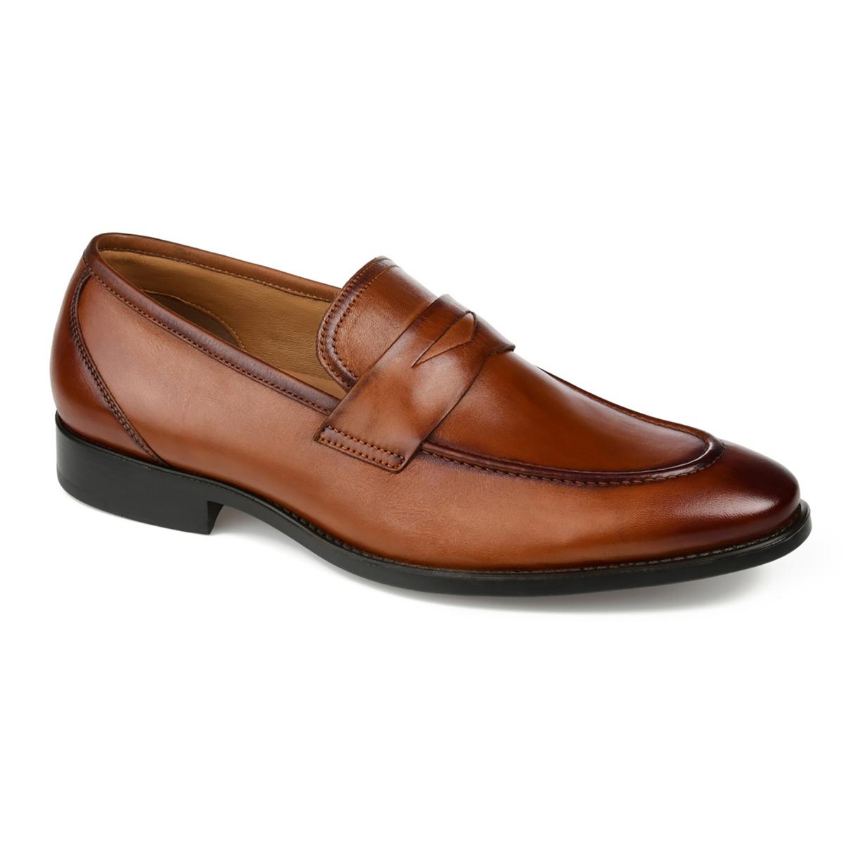 Bishop Burnished Slip-On Loafers