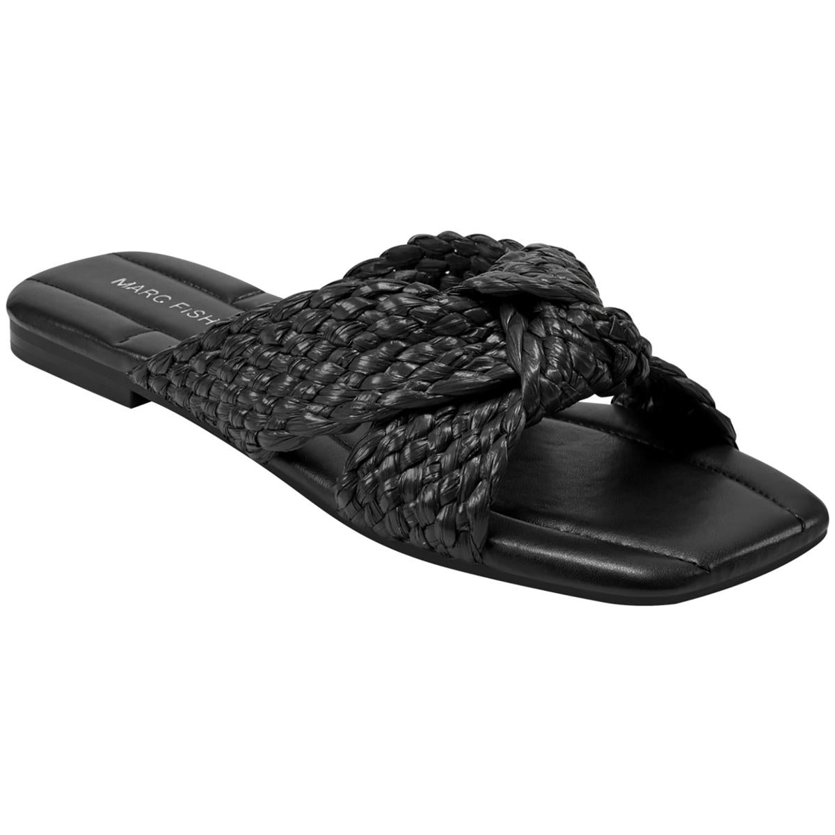 Lasket Woven Slip-On Slide Sandals