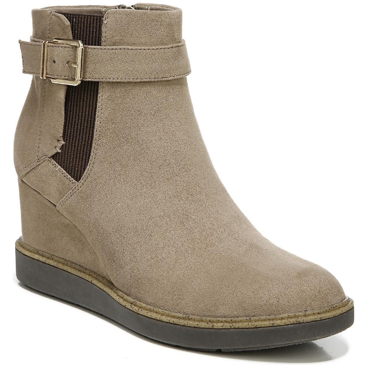 Jacinda Zipper Buckle Ankle Boots
