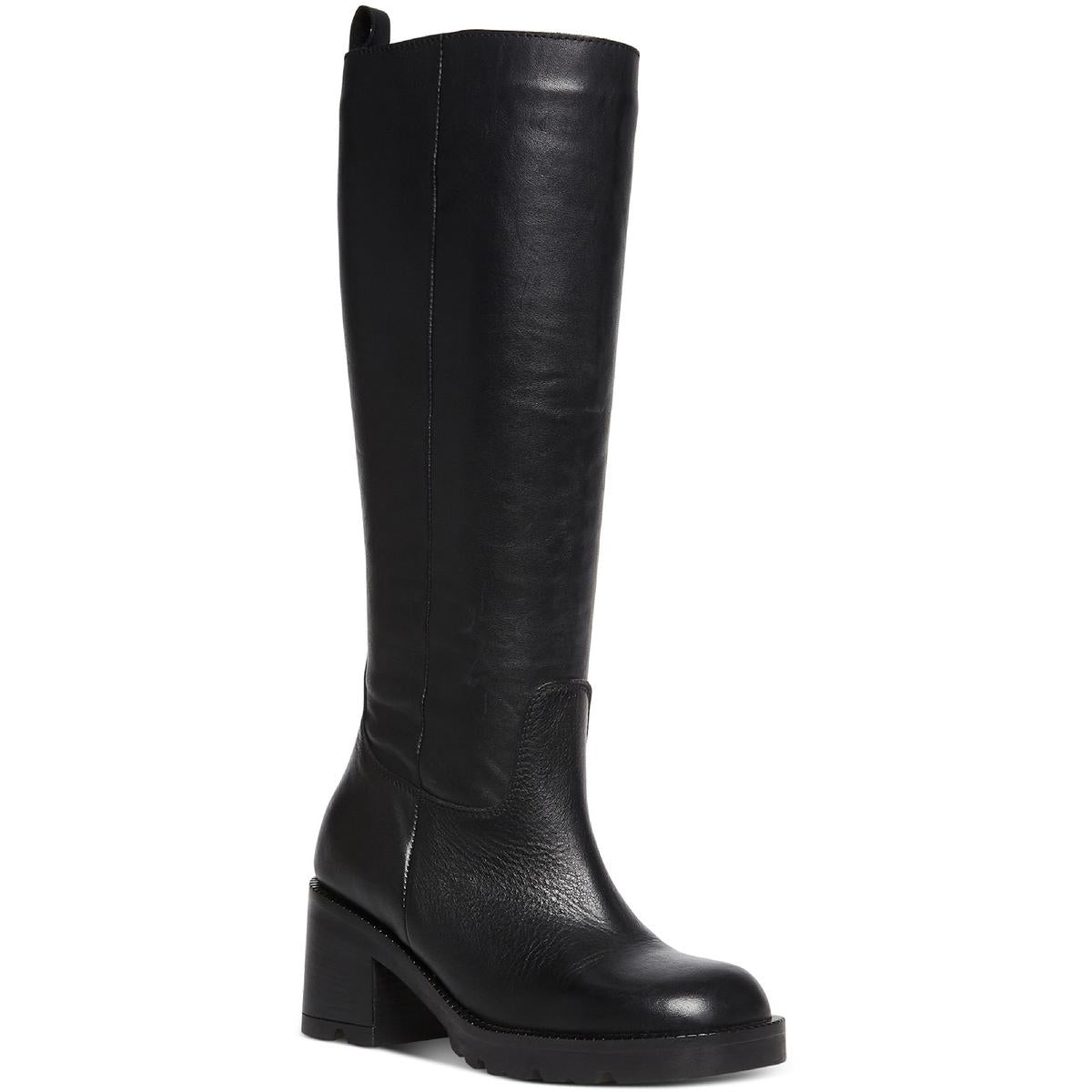 Gyrate Leather Tall Knee-High Boots