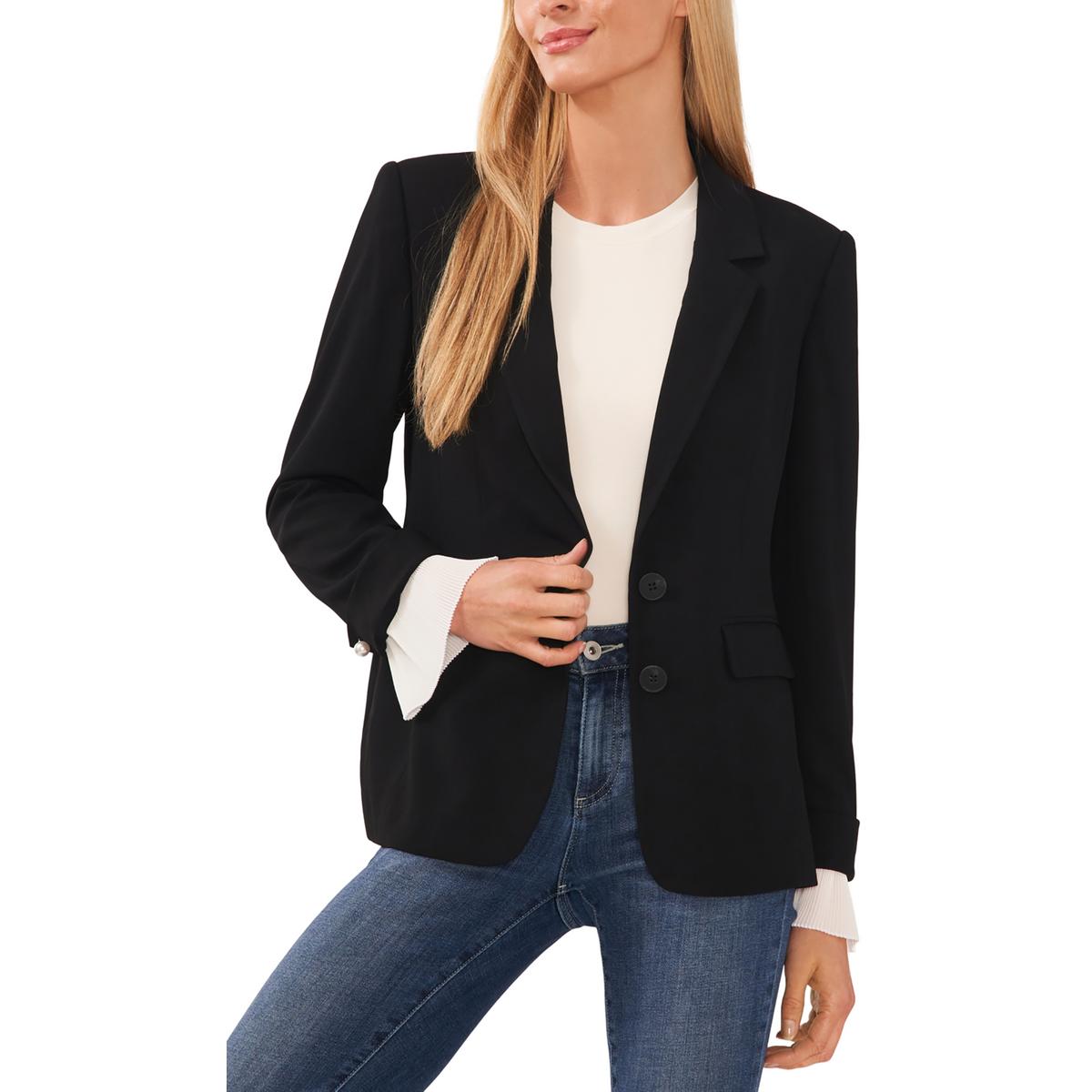 Sequined Evening Two-Button Blazer