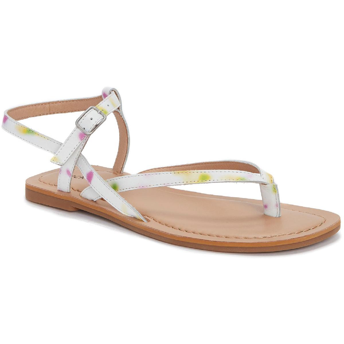 Bylee Buckle Ankle Strap Flat Sandals