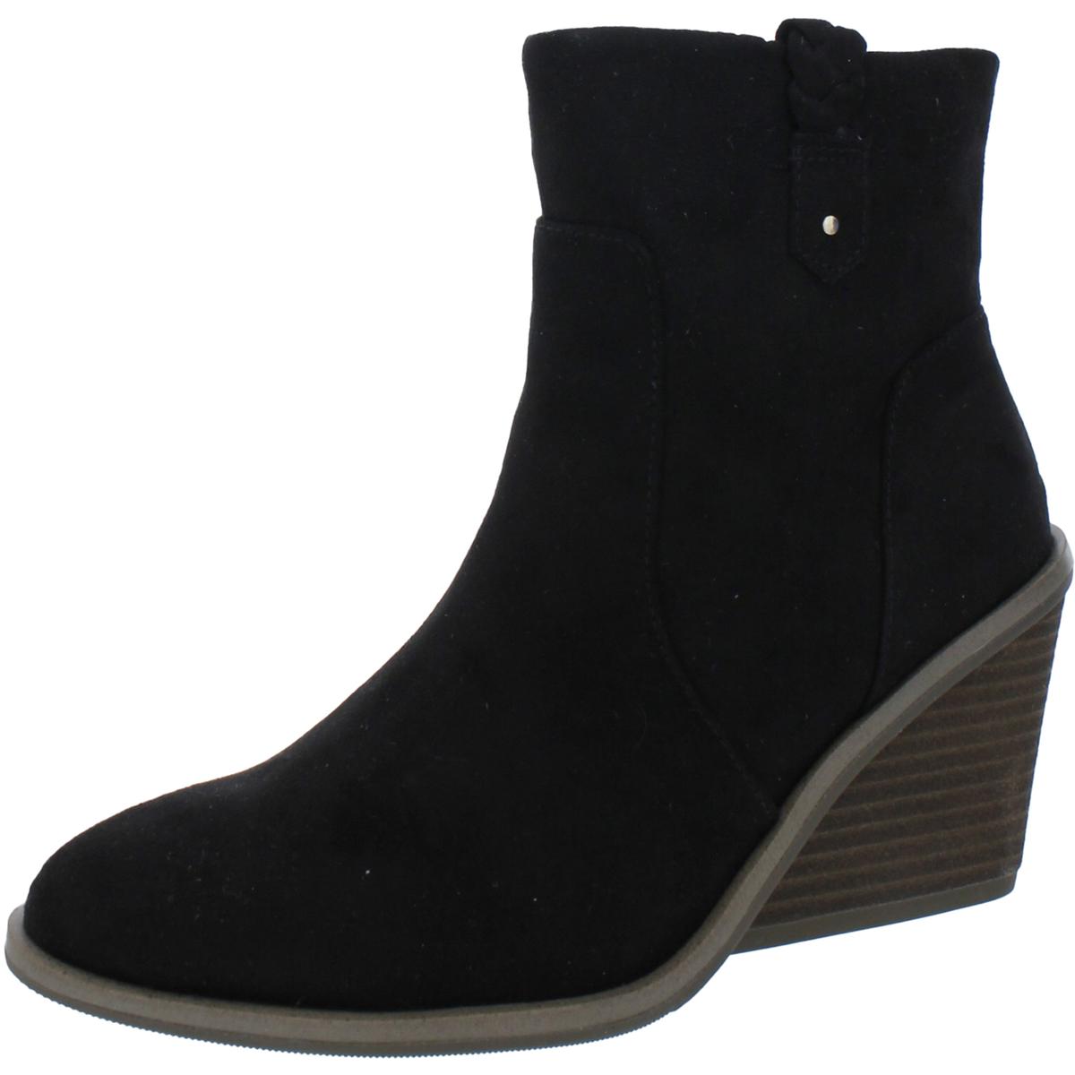 Mirage Faux Suede Booties Ankle Boots