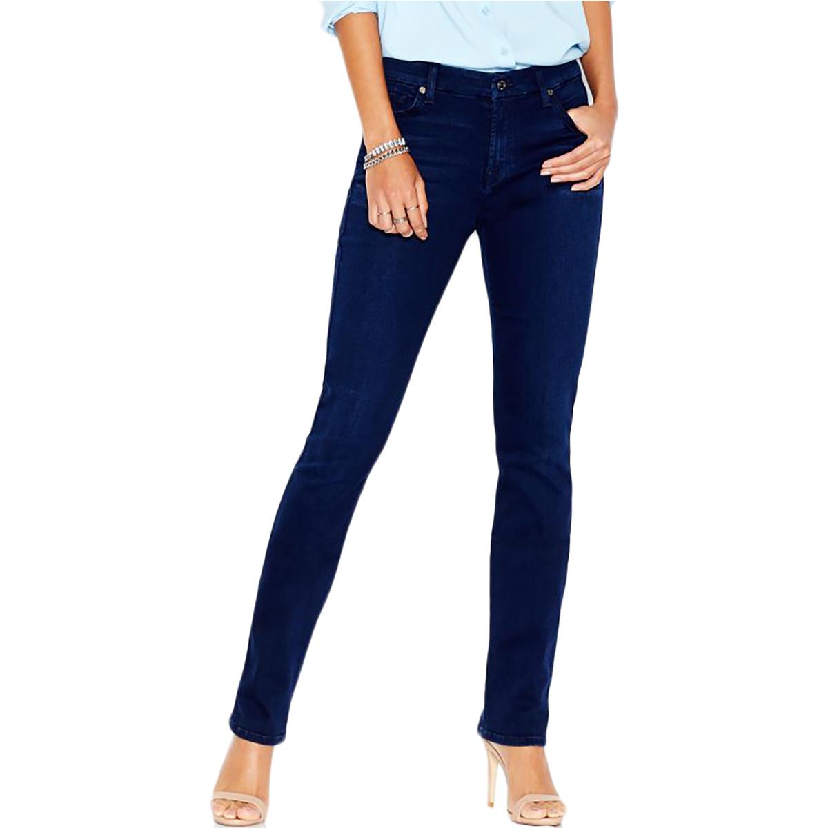 Kimmie Mid-Rise Slimming Straight Leg Jeans