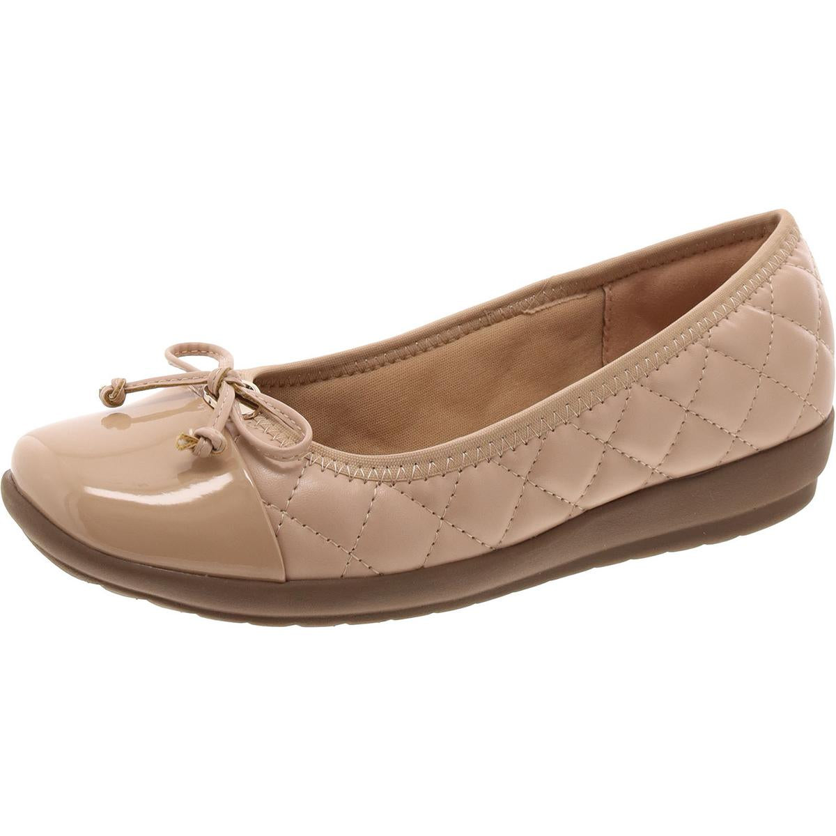 Adrina 3 Faux Leather Flat Moccasins