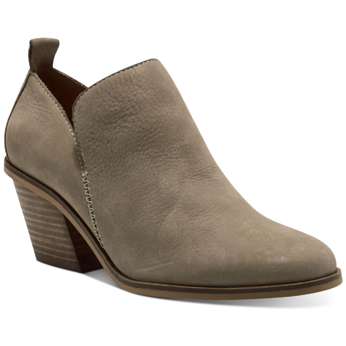 LK Victorey Leather Almond Toe Shooties