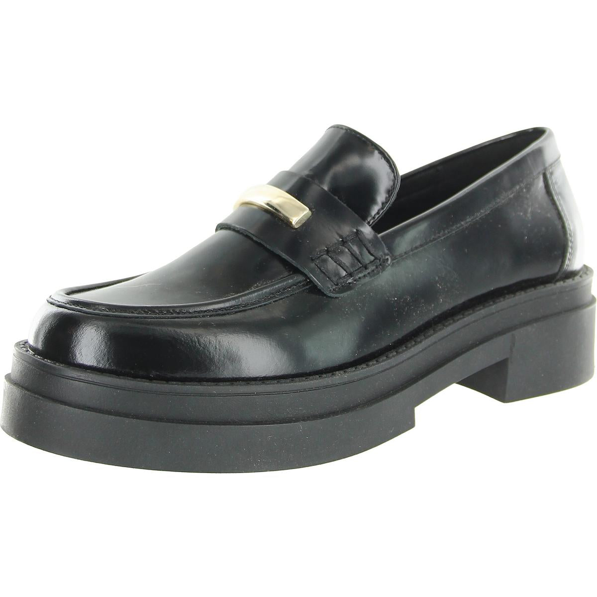 Rodrigo Leather Metallic Loafers