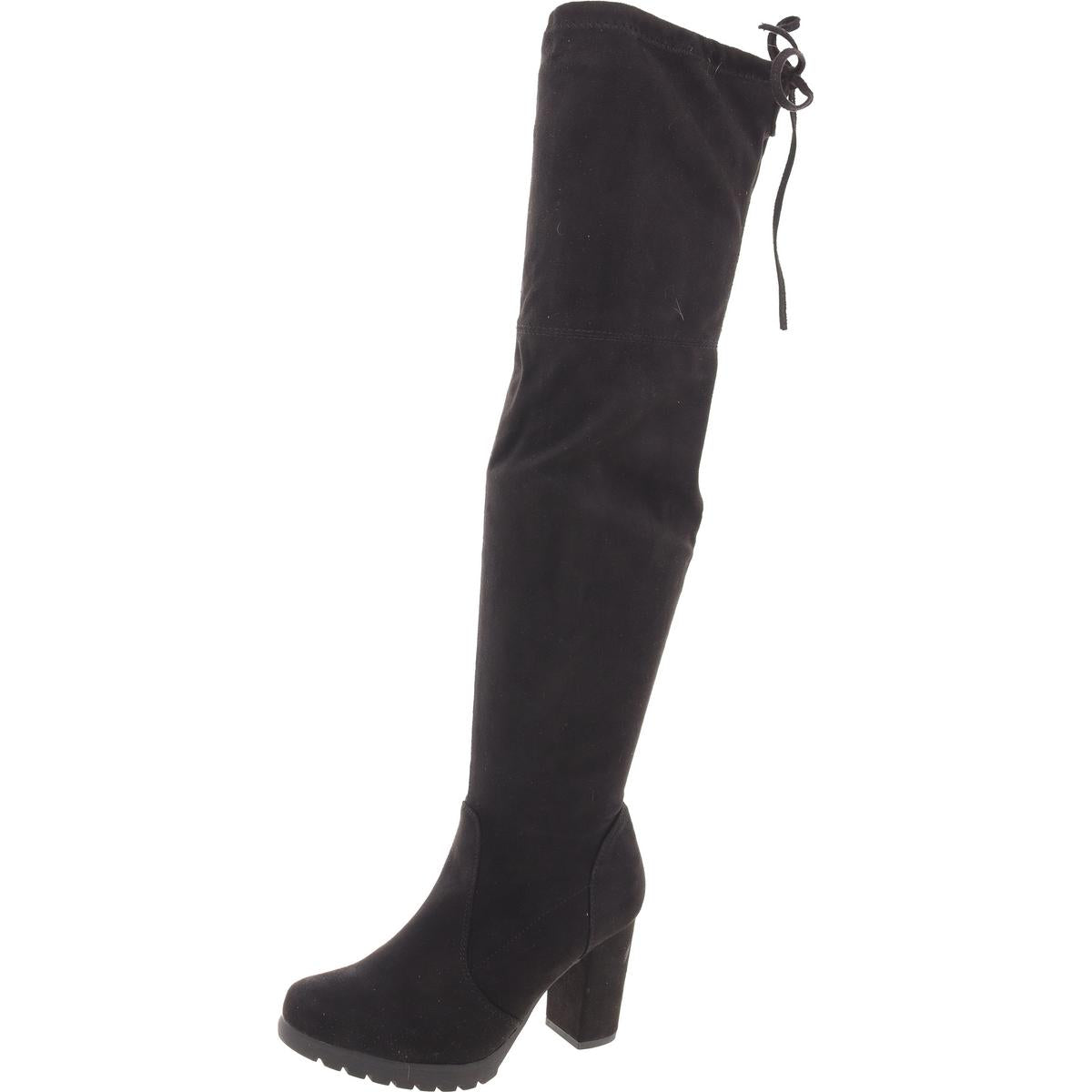 Adora Zip Up Pull On Over-The-Knee Boots