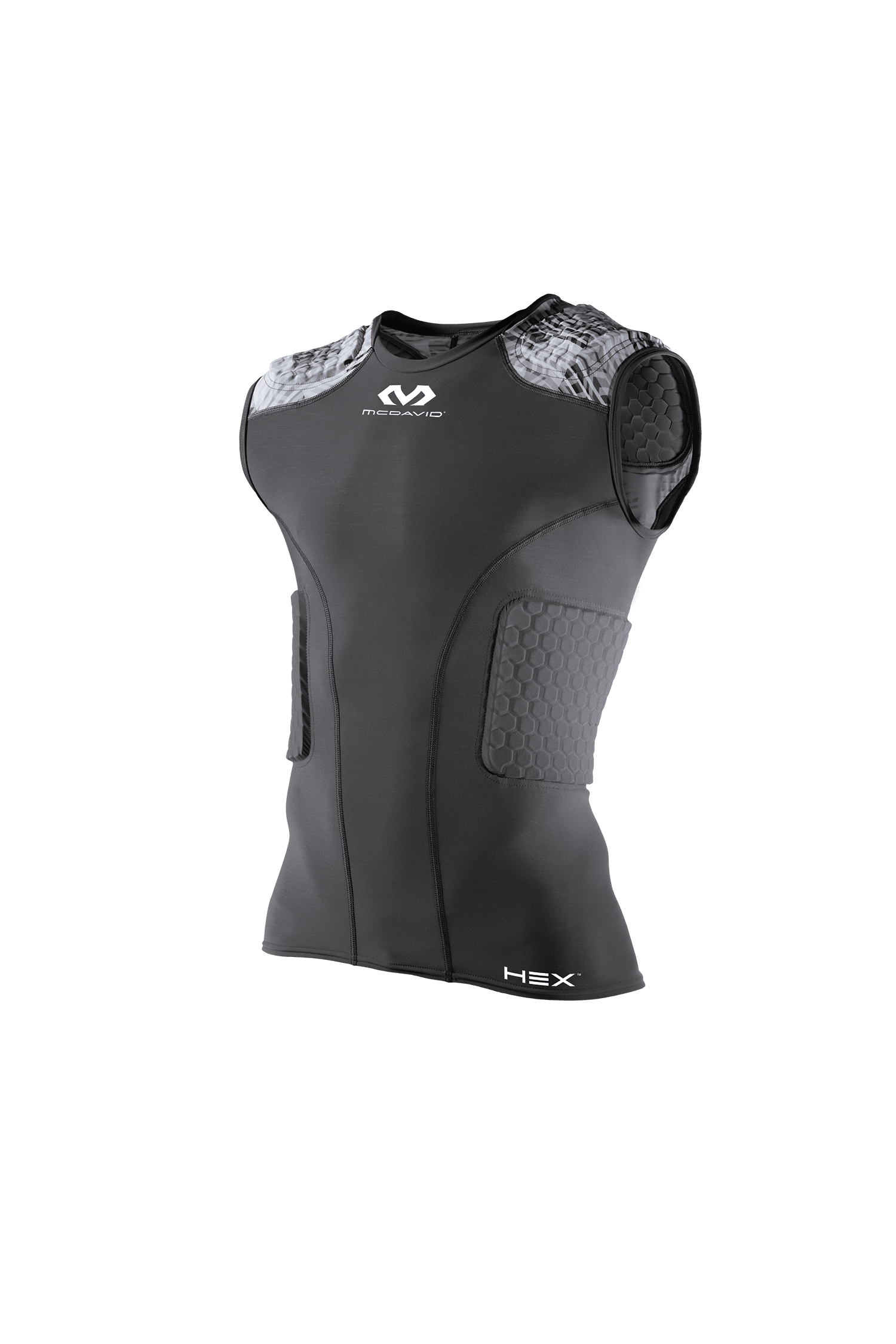 McDavid Adult Hex 5-Pad Integrated Football Sleeveless Shirt