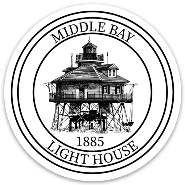 Middle Bay Lighthouse Sticker