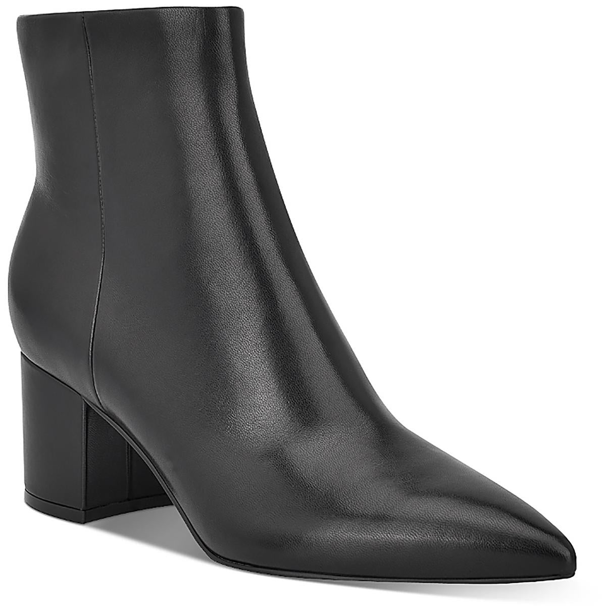 Jarli Zipper Block Heel Ankle Boots
