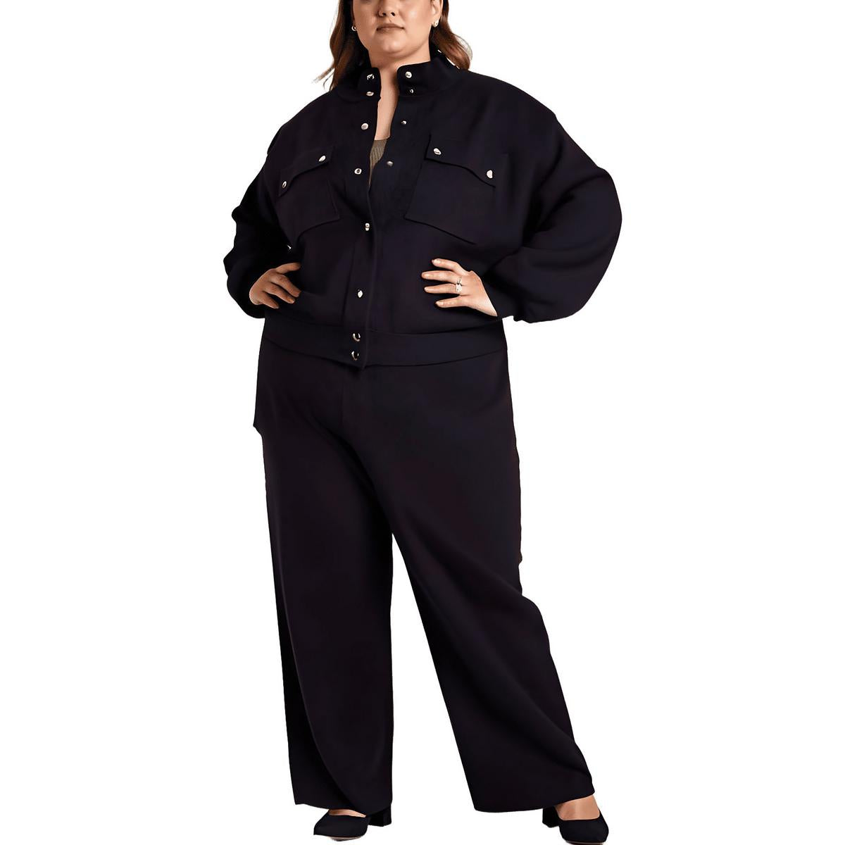 Plus Pocket Knit Soft Shell Jacket