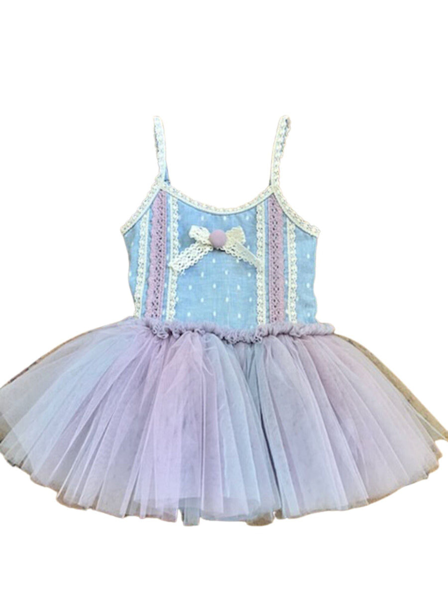 Baby Girls Sky Lilac Esme Fluffy Tutu Onesie 6-12M