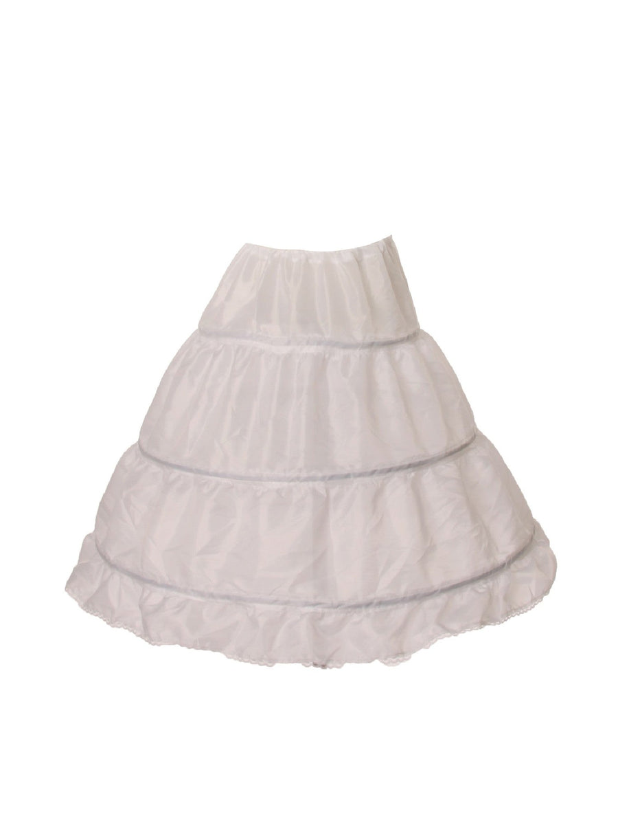 Girls 3 Rings 22 Inches Long Petticoat