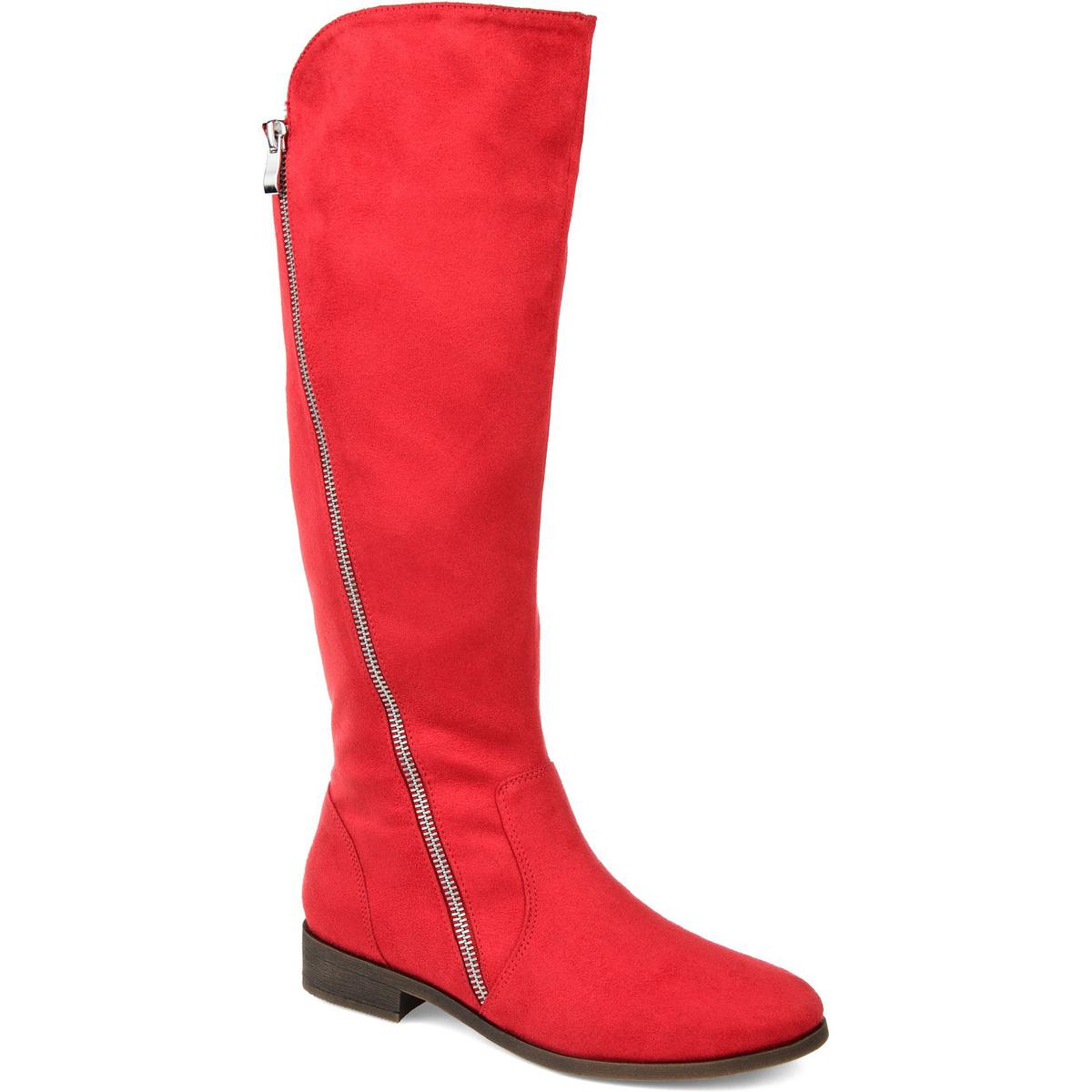 Kerin Faux Suede Heel Knee-High Boots