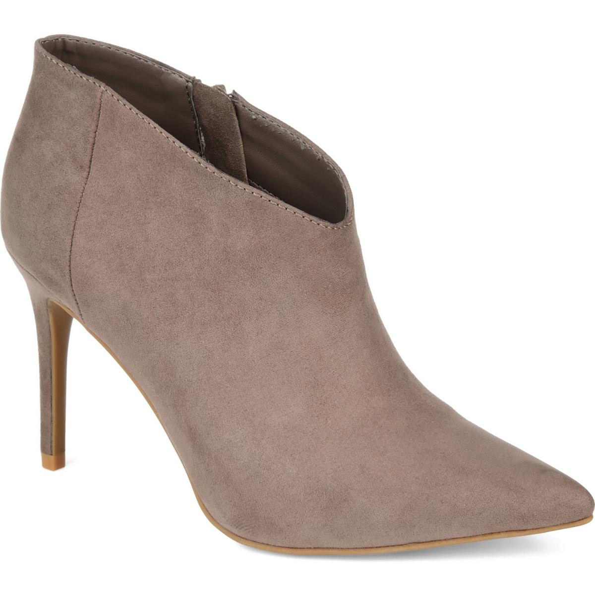 Demmi Faux Suede Pointed Toe Booties