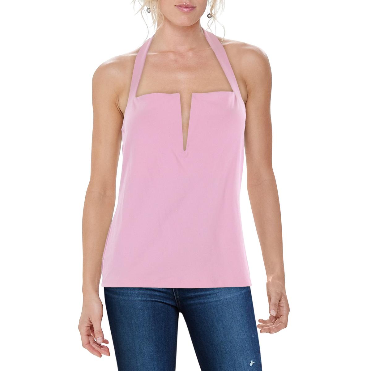 Tie Back Sleeveless Halter Top