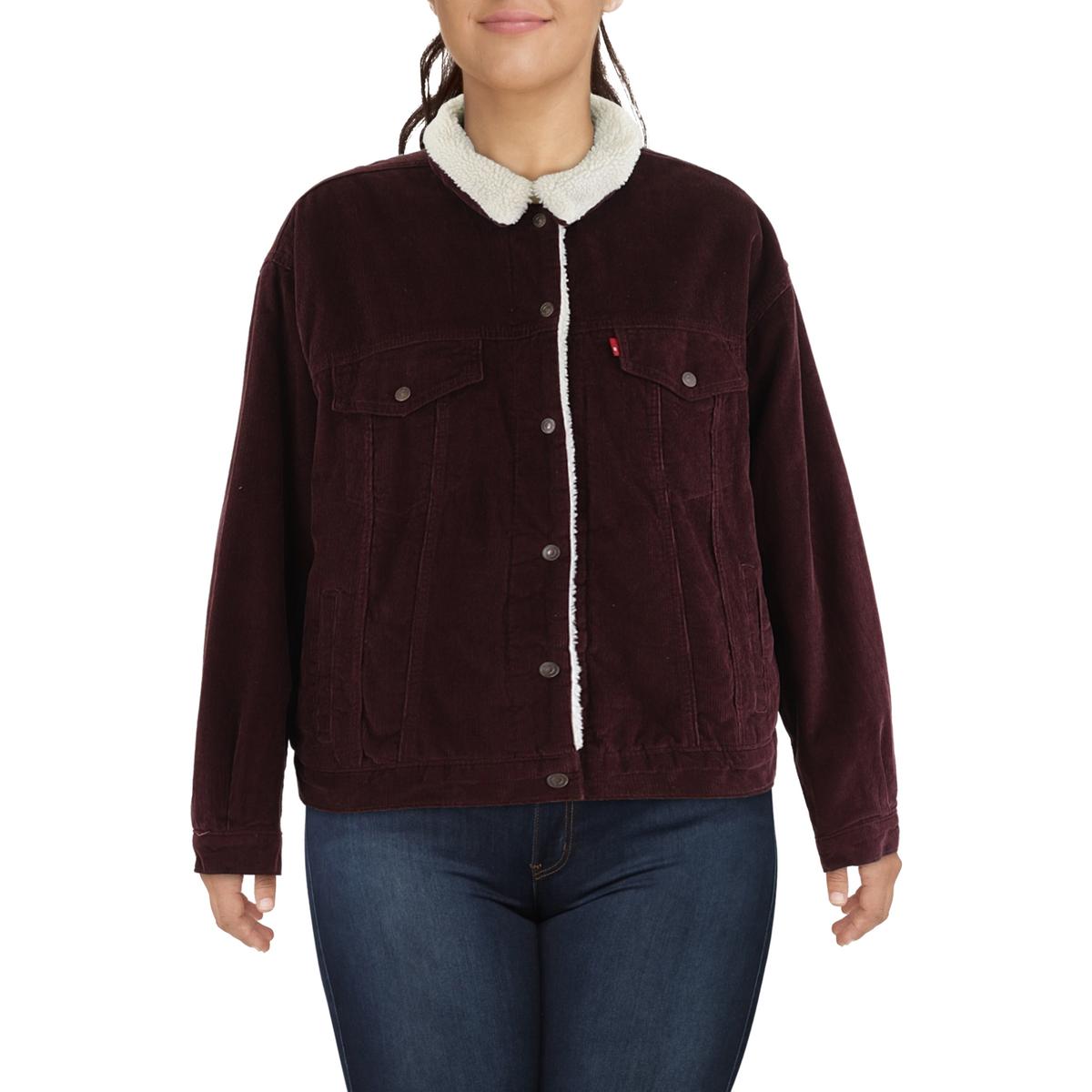 Plus Pocket Corduroy Trucker Jacket