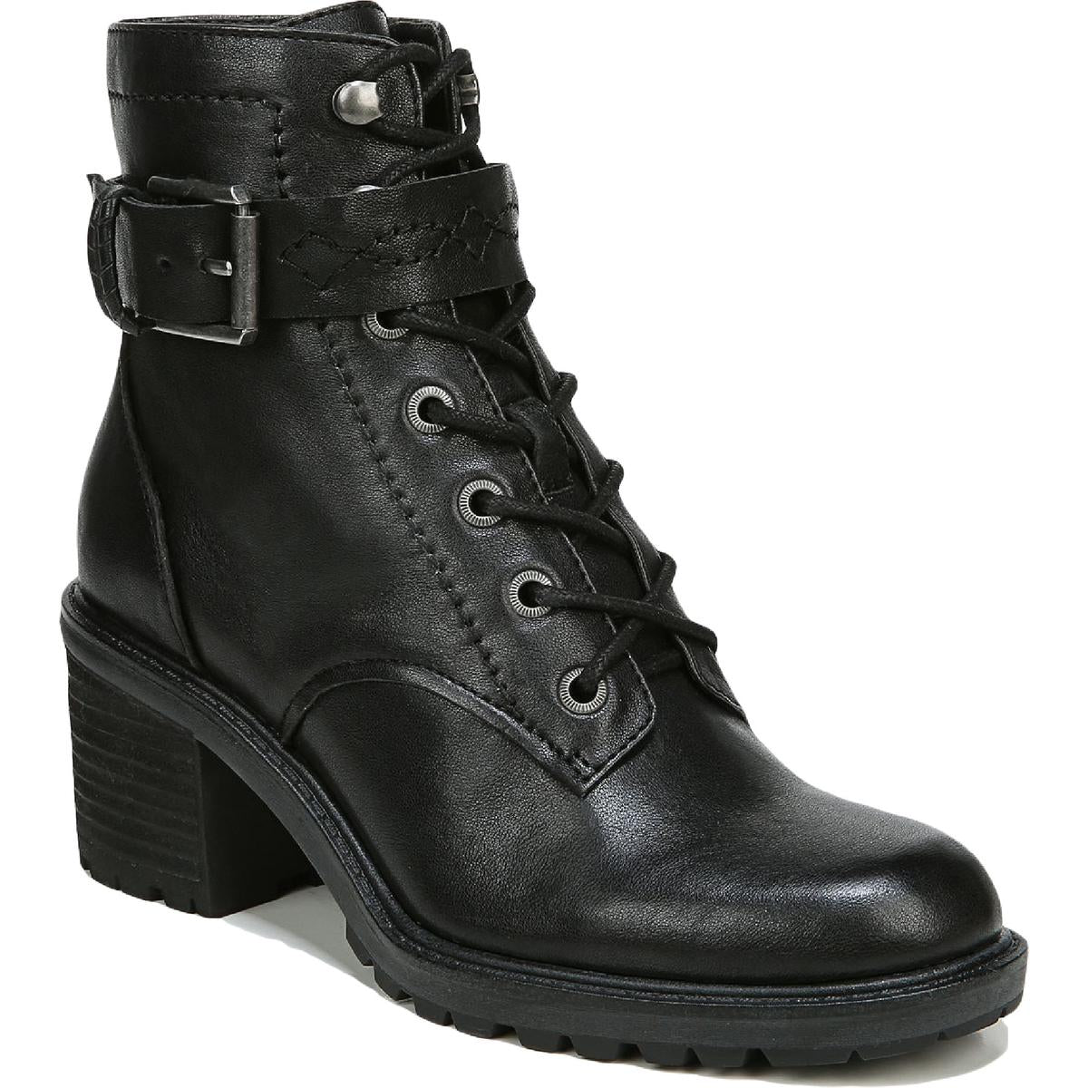 Gemma Zipper Booties Combat & Lace-up Boots