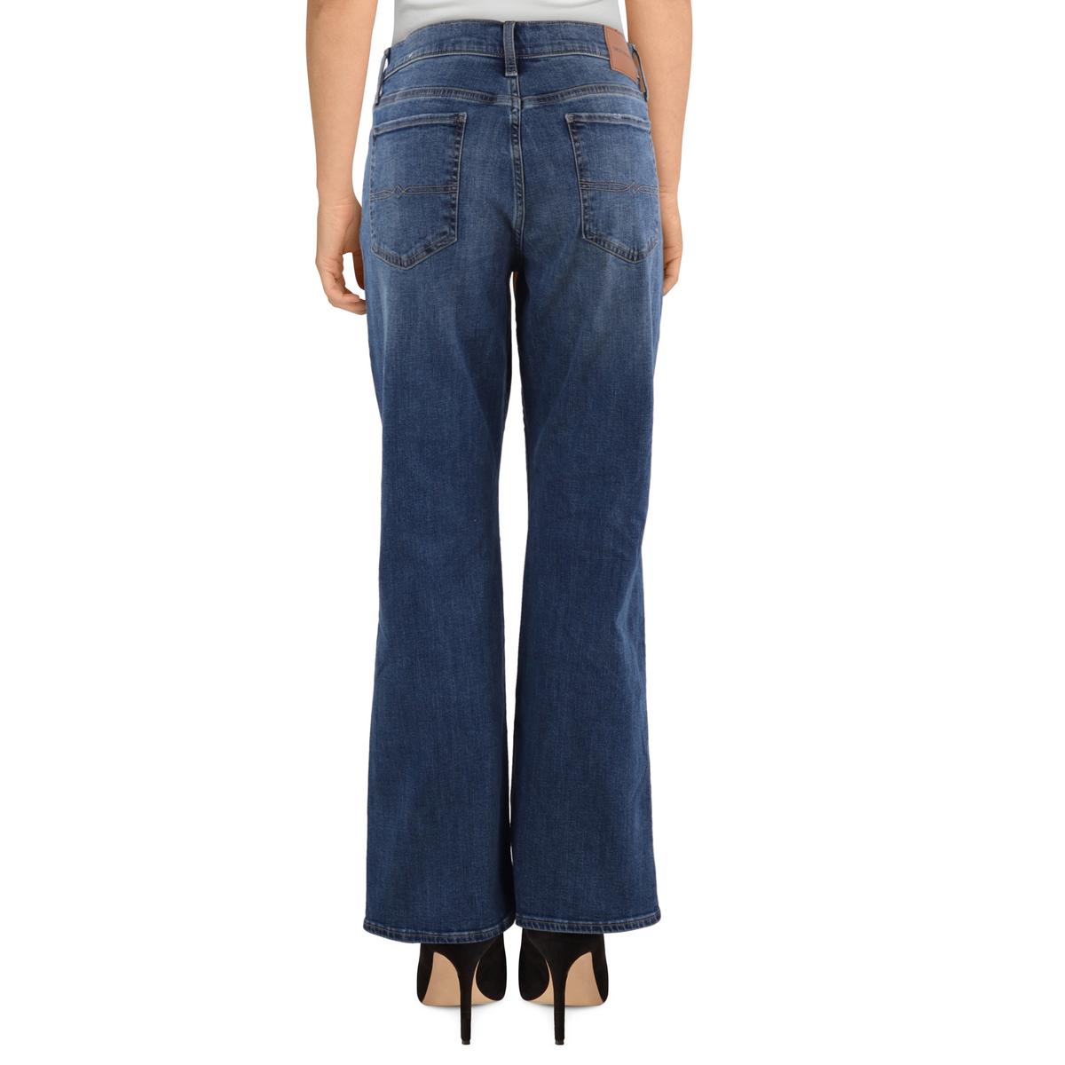 Faded Denim Bootcut Jeans