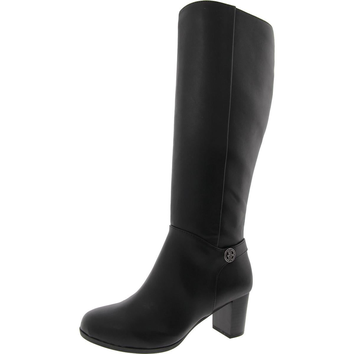 Adonnys Zippered Round Toe Knee-High Boots